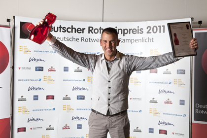 Michael Schroth auf dem Deutschen Rotweinpreis 2011 von Vinum